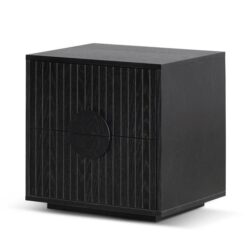Curtis Bedside Table - Black Oak by Interior Secrets - AfterPay Available