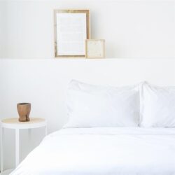 Deluxe Cotton Bed Sheet Set | Fitted Sheet, Pillow Bolster Case & Quilt Cover King / Cloud White