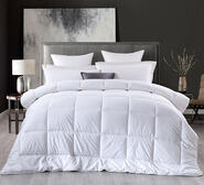 Deluxe Eco-Silk Touch 260Gsm King Quilt White