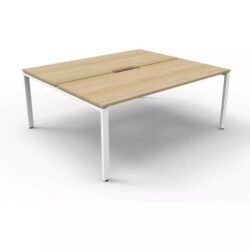Deluxe Rapid Infinity 2 Person Workstation Double Sided No Screen