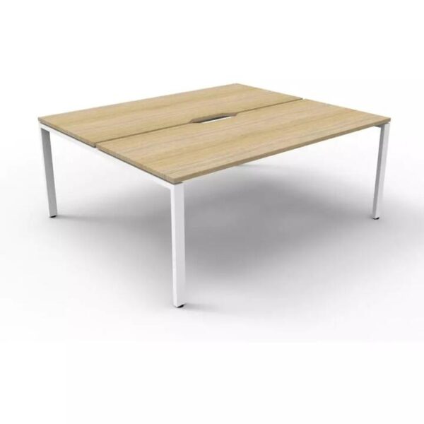 Deluxe Rapid Infinity 2 Person Workstation Double Sided No Screen