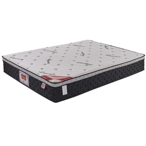 Design Square Euro Top Pocket Spring Bamboo Fabric Memory Foam Mattress - Double