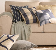 Dover Square Cushion Blue