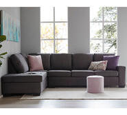 Drake 5 Seater Modular Chaise Grey