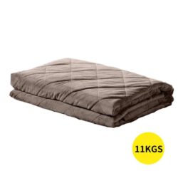 DreamZ 11KG Adults Size Anti Anxiety Weighted Blanket Gravity Blankets Mink