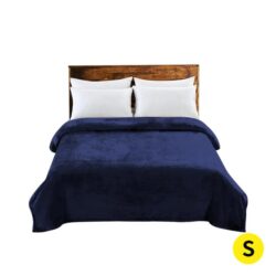 DreamZ 320GSM 220x160cm Ultra Soft Mink Blanket Warm Throw in Teal Colour