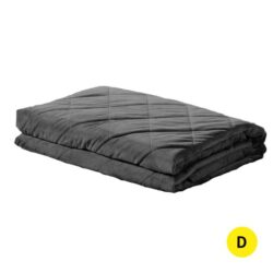 DreamZ 9KG Adults Size Anti Anxiety Weighted Blanket Gravity Blankets Grey