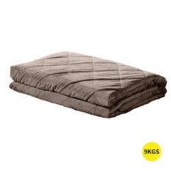 DreamZ 9KG Anti Anxiety Weighted Blanket Gravity Blankets Mink Colour