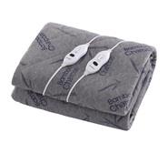Dreamaker Bamboo Quilted Electric Throw Blanket Grey Queen