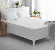Dreamaker Cotton Quilt Electric Throw Blanket White Queen