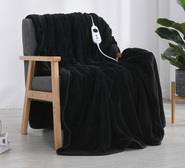 Dreamaker Deluxe Coral Fleece Heated Throw 200 X 180Cm Grey