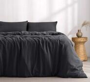 Dreamaker Double Quilt Cover Set Black