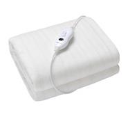 Dreamaker Washable Electric Throw Blanket White Long Single