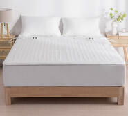 Dreamaker Washable Electric Throw Blanket White Queen