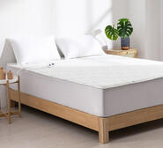 Dreamaker Waterproof Bamboo Queen Electric Throw Blanket White