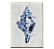 Drill Shell Wall Art Blue