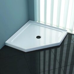 ELEGANT SHOWERS Center Waste Hole Diamond Shower Base, 900 x 900mm / No