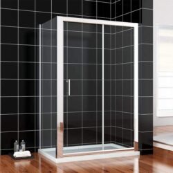 ELEGANT SHOWERS Framed Shower Sliding Screen Adjustable-Ideas, 1300 x 900mm