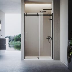 Elegant Showers Semi-Frameless 8mm Sliding Shower Screen, 1200mm