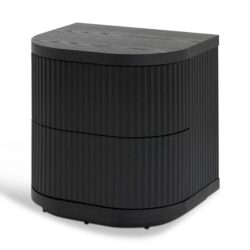 Elino Bedside Table - Full Black by Interior Secrets - AfterPay Available