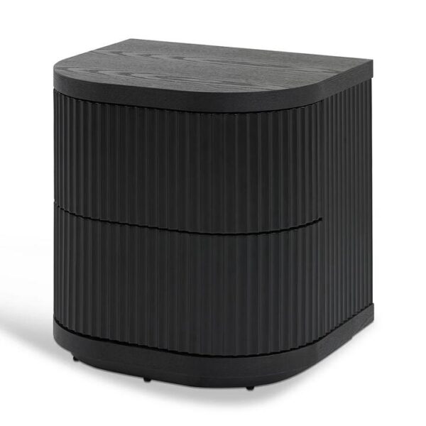 Elino Bedside Table - Full Black by Interior Secrets - AfterPay Available