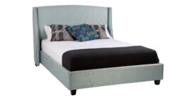 Elizabeth custom wing bed frame with deluxe base discounted floor display