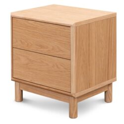 Eloise Bedside Table - Natural Oak by Interior Secrets - AfterPay Available