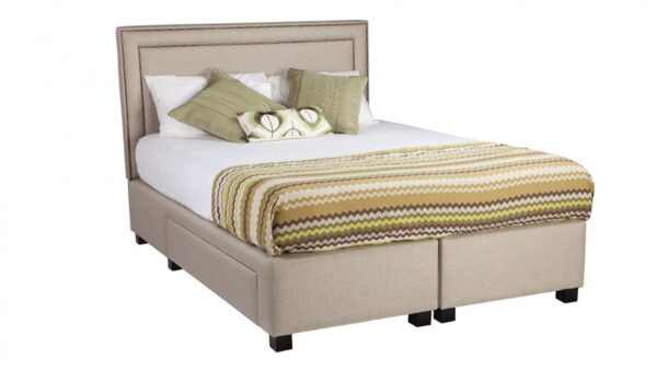 Emirates custom bed frame with choice of storage base