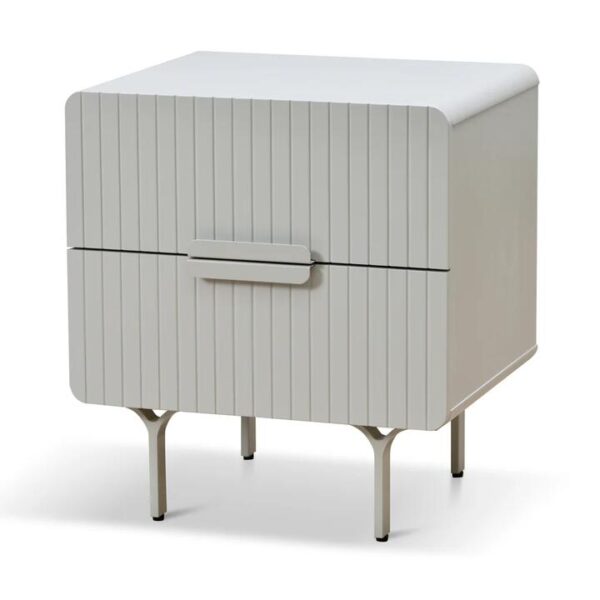 Erwin Bedside Table - Light Grey by Interior Secrets - AfterPay Available