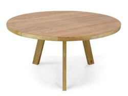 Ethan Reclaimed Elm Wood 1.5m Round Dining Table by Interior Secrets - AfterPay Available