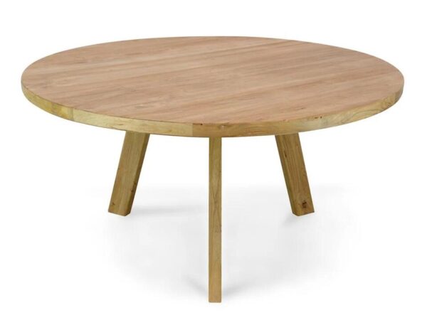 Ethan Reclaimed Elm Wood 1.5m Round Dining Table by Interior Secrets - AfterPay Available