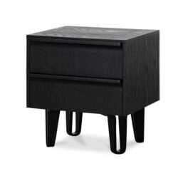 Evans Bedside Table - Full Black by Interior Secrets - AfterPay Available