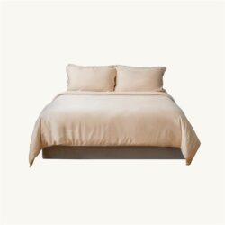 Everyday TENCEL Classic Set | Fitted Sheet, Pillow Case & Quilt Cover Single / Sand Taupe