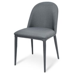 Ex Display - Carter Fabric Dining Chair - Gunmetal Grey by Interior Secrets - AfterPay Available