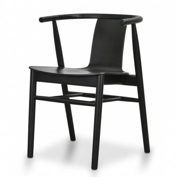 Ex Display - Dean Wooden Dining Chair - Full Black by Interior Secrets - AfterPay Available