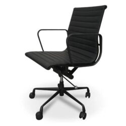 Ex Display - Floyd Low Back Office Chair - Full Black by Interior Secrets - AfterPay Available