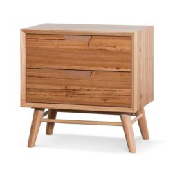 Ex Display - Hetty Bedside Table - Wormy Chestnut by Interior Secrets - AfterPay Available