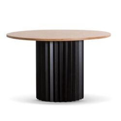 Ex Display - Luther Round Dining Table by Interior Secrets - AfterPay Available