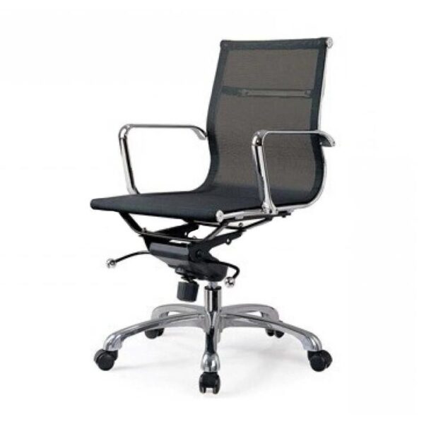 Ex Display - Management Mesh Boardroom Office Chair - Black by Interior Secrets - AfterPay Available
