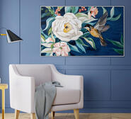 Floral Tryst Wall Art Multi