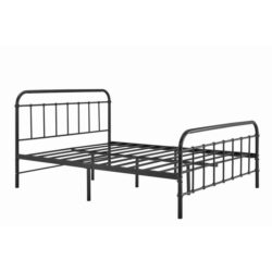 Florence Metal Bed Frame - Black, Queen - Queen / Black