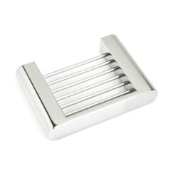 Fluid Stainless Steel Soap Basket Dish - Polished Finish