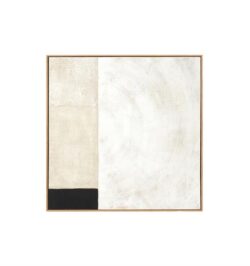 Formations II Hand Painted Wall Art - Black by Interior Secrets - AfterPay Available