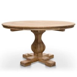 Gene Reclaimed 1.4m Round Dining Table - Rustic Natural by Interior Secrets - AfterPay Available