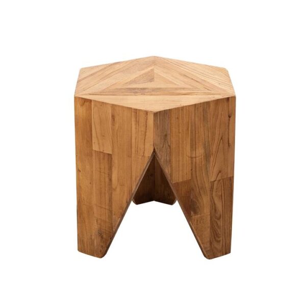 GoldLeaf Elm Side Table - Natural by Interior Secrets - AfterPay Available