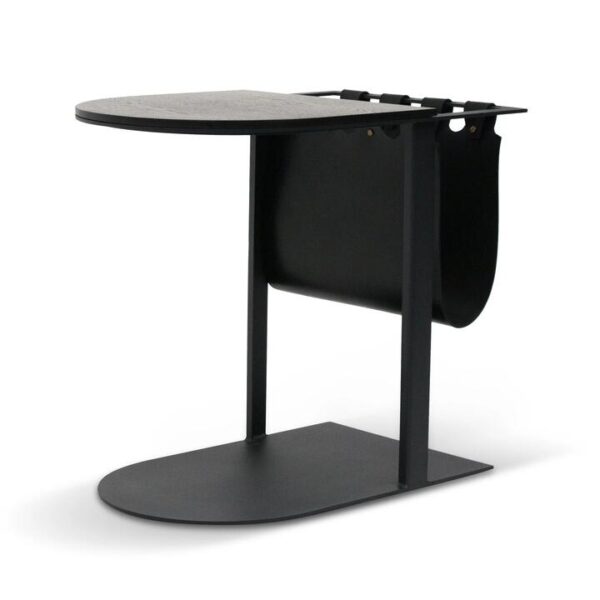 Gonzales 55cm Side Table - Full Black by Interior Secrets - AfterPay Available