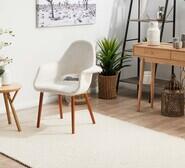 Hali 320 X 230Cm White Rectangle Rug White Extra Large