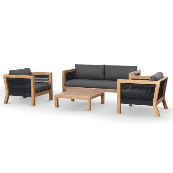 Halle 4pcs Outdoor Lounge Set by Interior Secrets - AfterPay Available
