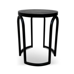 Hardin Oak Side Table - Full Black by Interior Secrets - AfterPay Available