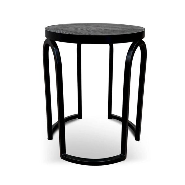 Hardin Oak Side Table - Full Black by Interior Secrets - AfterPay Available